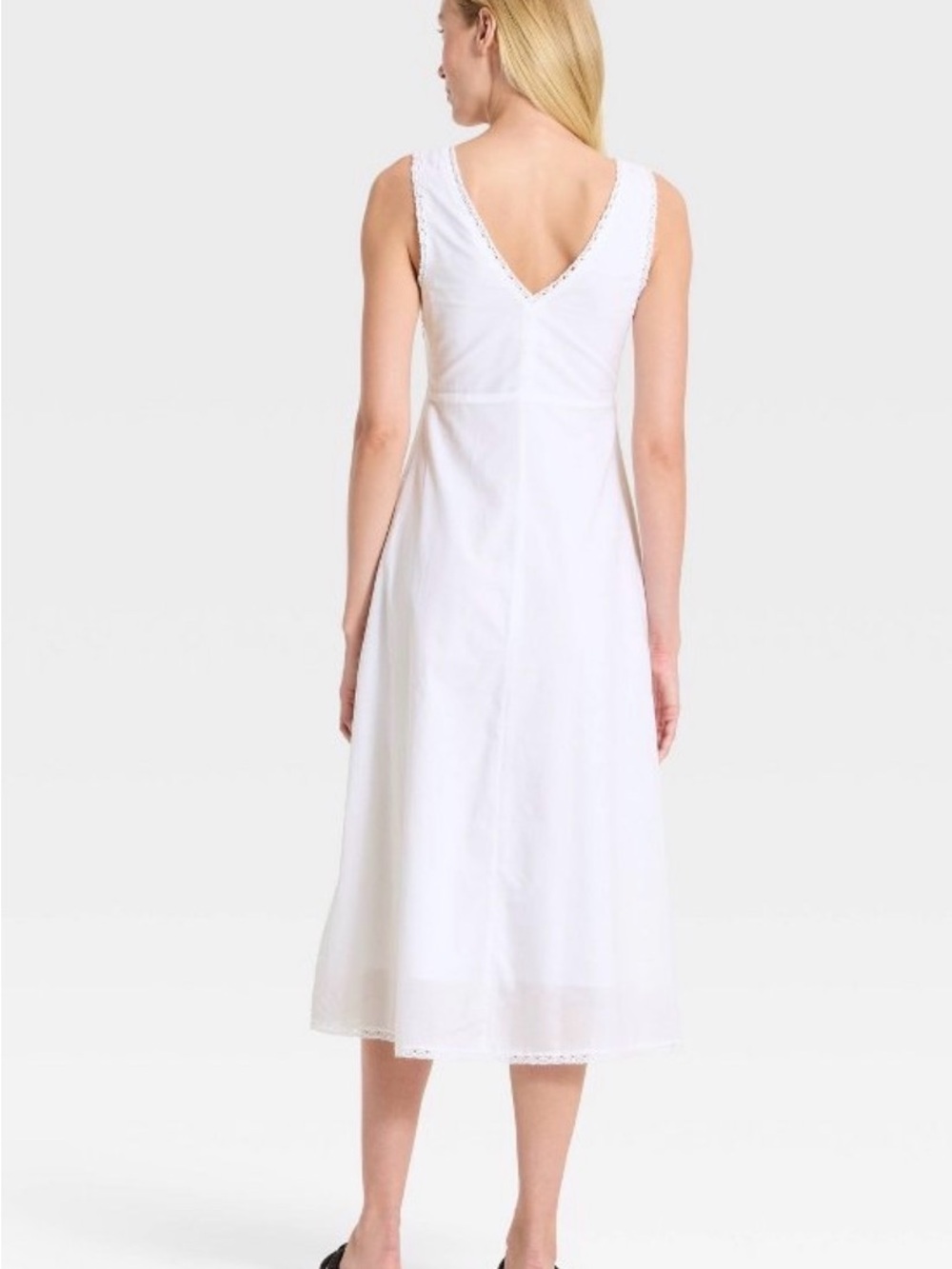 Target Universal Thread Lace Trim Midi Slip Dress - Picture 2 of 4